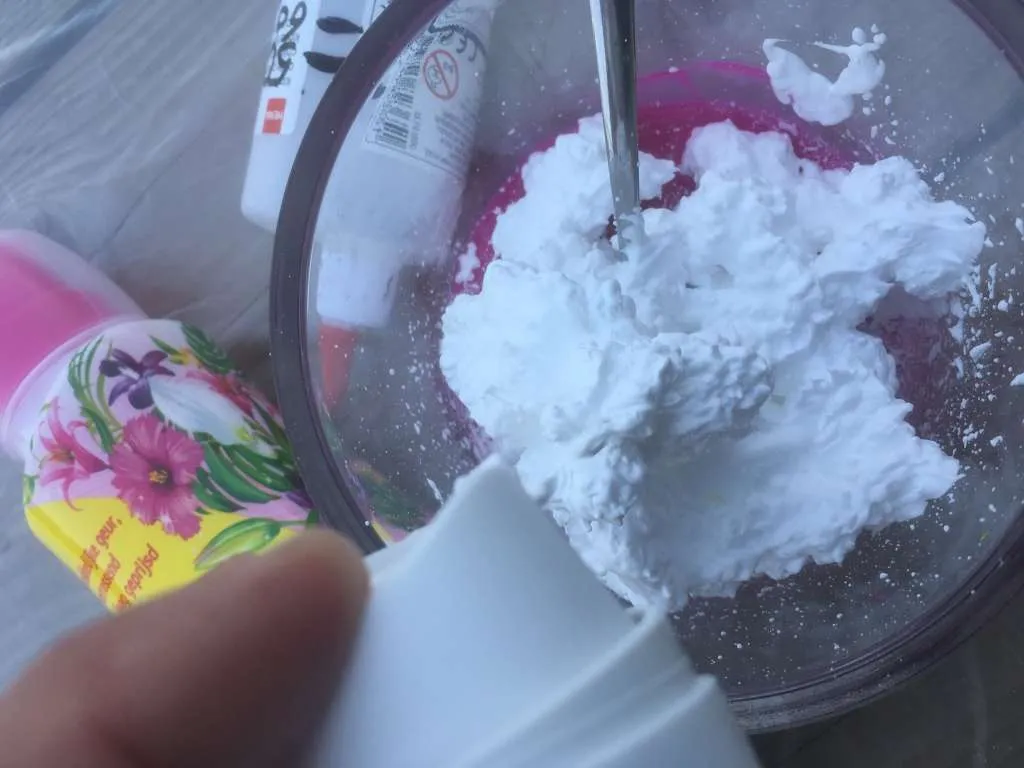 Slijm maken met glitters