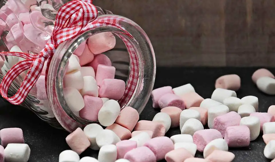kindertraktaties pot met marshmallows