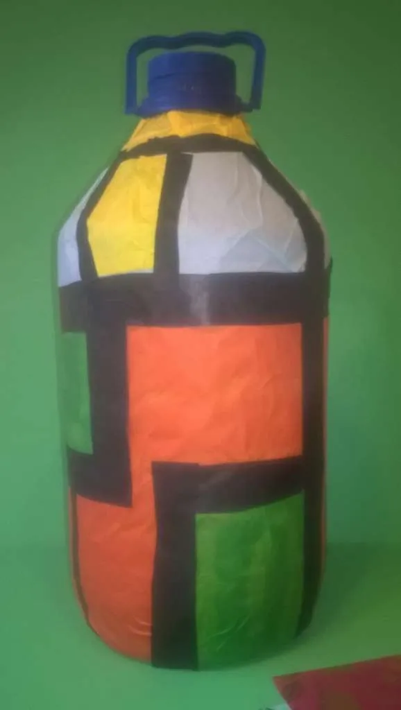 lampion maken van plastic fles